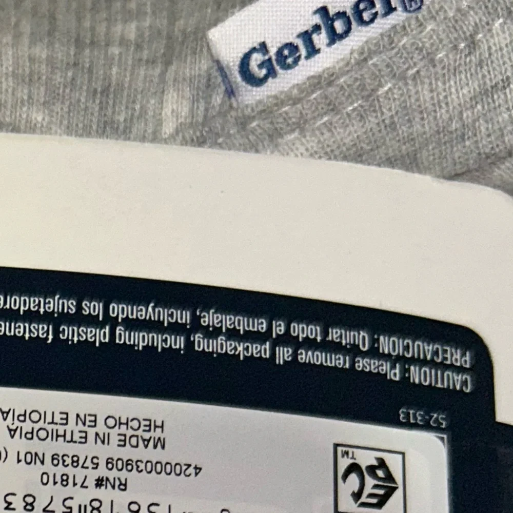 Gerber Baby Neutral 6-Pack Short Sleeve Snap Bottom Bodysuits Brand New
